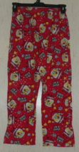 New Mens Nickelodeon Santa Sponge Bob Squarepants Knit Pajama Pants Size S - £18.30 GBP