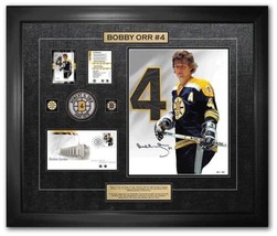Bobby Orr Print 2014 Nhl Boston Signed Numbered Fdc Stamp Sold Out Canada Post - £553.94 GBP