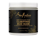 Shea Moisture African Black Soap Clarifying Mud Mask 6 Oz 1 Pack - £9.91 GBP