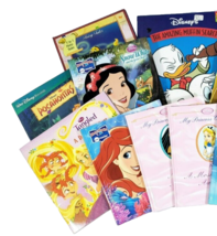Vtg Walt Disney Books Frozen Princess Snow White Cartoon Mixed Lot 14 Books - £18.38 GBP