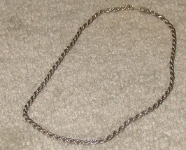 Vintage Costume Jewelry Goldtone Rope Necklace - £5.87 GBP