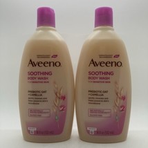 2 Pack - Aveeno Body Wash Sensitive Skin Prebiotic Oat + Camellia, 18 fl... - £27.24 GBP