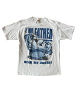 Tazmanian Devil Taz Vtg tshirt Large Father Hear Me Snore Looney Tunes t... - $39.55