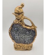 Jim Beam 1974 Executive Royal Gold Blue Cherub Regal China Decanter Bottle - $616.41 MXN