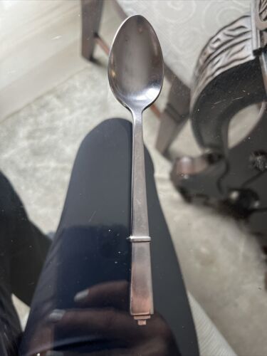 1 Modern Solid Teaspoon STUART I Stainless by STANLEY ROBERTS 6.5”L - $13.60