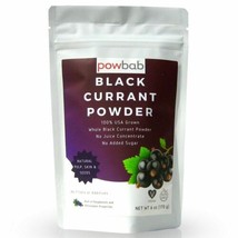 powbab Black Currant Powder - 100% USA Grown Whole Powder (Ribes Nigrum) (6 oz) - £20.57 GBP