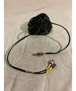 MOGAMI BLACK 30&#39; FOOT SECURITY CAMERA CABLE WIRE MALE ENDS - $116.46 MXN