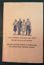 Vintage Bell Telephone Co Pennsyvania Advertising Shammy Cloth Diamond State - £22.90 GBP
