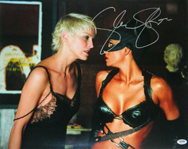 Sharon Stone signed Catwoman 11X14 Photo w/ Halle Berry- PSA ITP Holo (entertain - £93.48 GBP