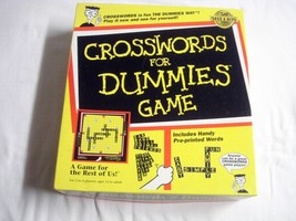 Crosswords For Dummies Game 1998 Pressman Complete - £10.34 GBP