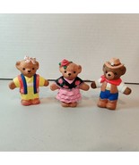 Set Of 3 - 3.5in World Bears - Spain P5117 Japan P5113 USA P5112 Teddies... - $184.53 MXN