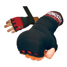 New Ringside Gel Boxing MMA Quick Handwraps Hand Wrap Wraps - Red/Black ... - £15.92 GBP