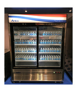 Atosa MCF8709GR 2 Sliding Glass Doors Cooler Stainless Steel with Caster... - $74,425.61 MXN