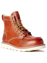 HERMAN SURVIVORS Oakridge Brown Leather Steel Toe Work Boots Men&#39;s Size 12 - £34.78 GBP