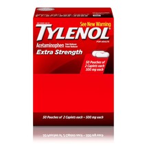 Tylenol Extra Strength Caplets with 500 mg Acetaminophen, Pain Reliever and Feve - £12.76 GBP