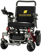 Fold And Travel Premium Electric Wheelchair Lightweight Power Wheel Chair - £1,686.81 GBP