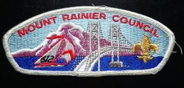  Vintage Boy Scouts Patch - Mount Rainer Council  - £32.12 GBP