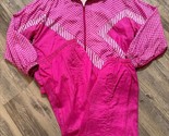 Vtg 90s Blair Boutique Tracksuit Windbreaker Jacket Pants Medium Pink Po... - £25.35 GBP