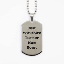 New Yorkshire Terrier Dog Silver Dog Tag, Best Yorkshire Terrier, for Pe... - £15.28 GBP