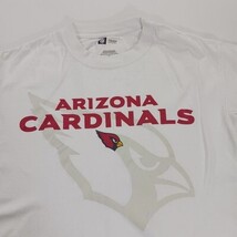 NFL Team Apparel Arizona Cardinals Football T-Shirt Men's M White Short Sleeve image 6