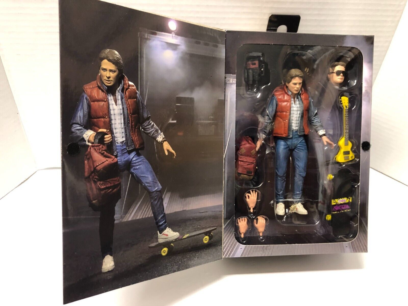 BACK TO THE Future Marty Mcfly Leather Jacket EUR 68,48 - FR