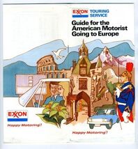 Exxon Touring Service Guide for American Motorist Going to Europe 1973 - $21.75