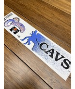 Vintage Cleveland Cavaliers Bumper Sticker NBA Basketball Trench  11” JD - $5.94