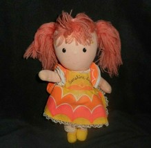 9" Vintage 1981 Knickerbocker Sunshine Love Rainbow Girl Stuffed Animal Toy Doll - £15.18 GBP