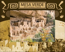 Mesa Verde National Park Laser Engraved Wood Picture Frame (5 x 7)  - £24.37 GBP