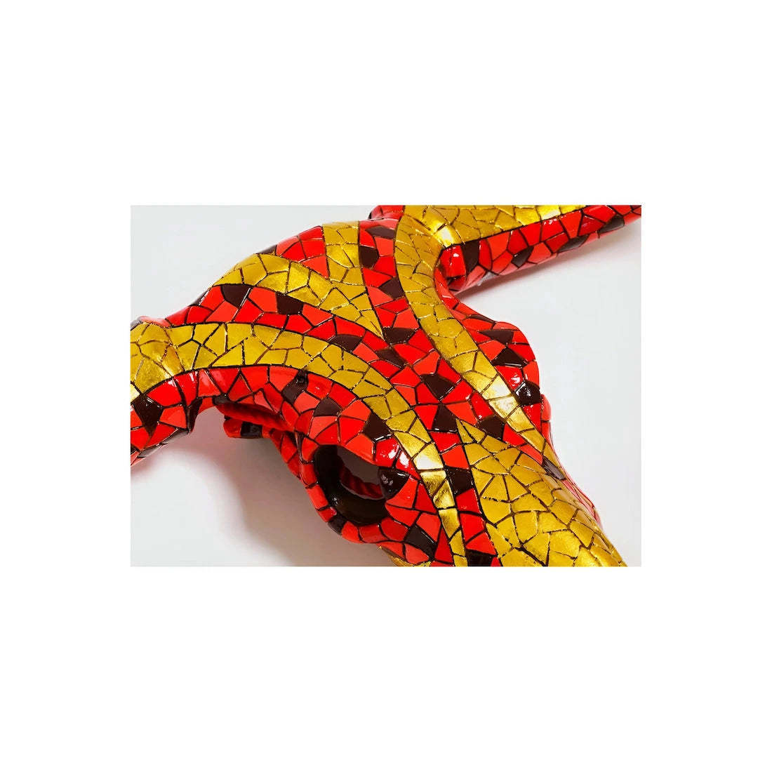 Barcino Designs Carnival Red Gold Skull Bull Item image 2