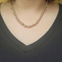 Vintage Genuine Chocolate Pearls Handknotted Beaded Pearl Collarbone Nec... - $272.91 CAD