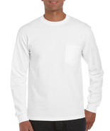 gildan usa inc g2410wh-xxl Adult, Extra, Extra Large, White, Long Sleeve... - £24.30 GBP