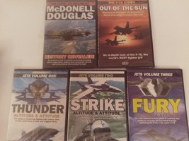 Jets Set of 5 Fighter Aircraft Documentaries Slim Case DVD Region Free New - £39.86 GBP