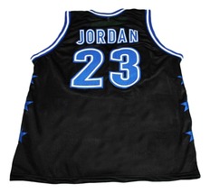 Michael Jordan #23 McDonalds All American New Basketball Jersey Black Any Size image 2