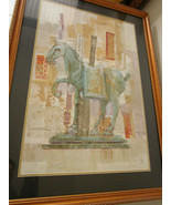 Horse Tang I - Ii -By Jerry Sic Mix Media Chinese Calligraphy Lithograph... - £301.38 GBP
