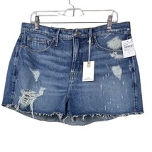 New Good American Good &#39;90s Jean Shorts Size 10 - £78.95 GBP