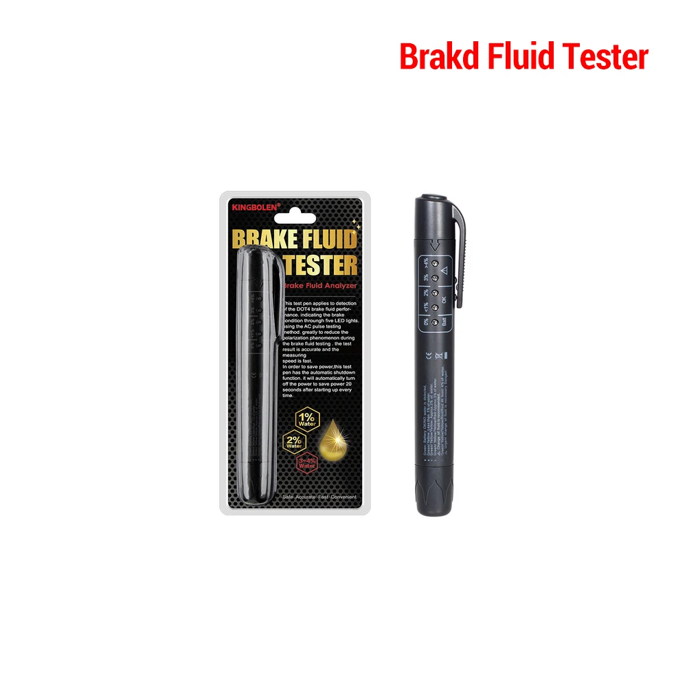 Auto Liquid testing ke Fluid Tester pen 5 LED indicator display for DOT3/DOT4 el - £79.91 GBP
