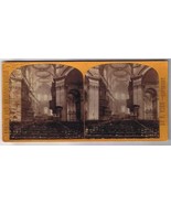 Stereo View Card Stereograph St Paul&#39;s Cathedral The Choir From The West... - £3.91 GBP