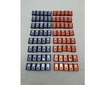 1986 Stratego Blue And Red Player Board Game Replacement Pieces - $39.19