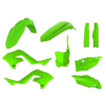 New Polisport Lime Green Restyle Plastic Kit For 2003-2008 Kawasaki KX250 KX 250 - £172.95 GBP