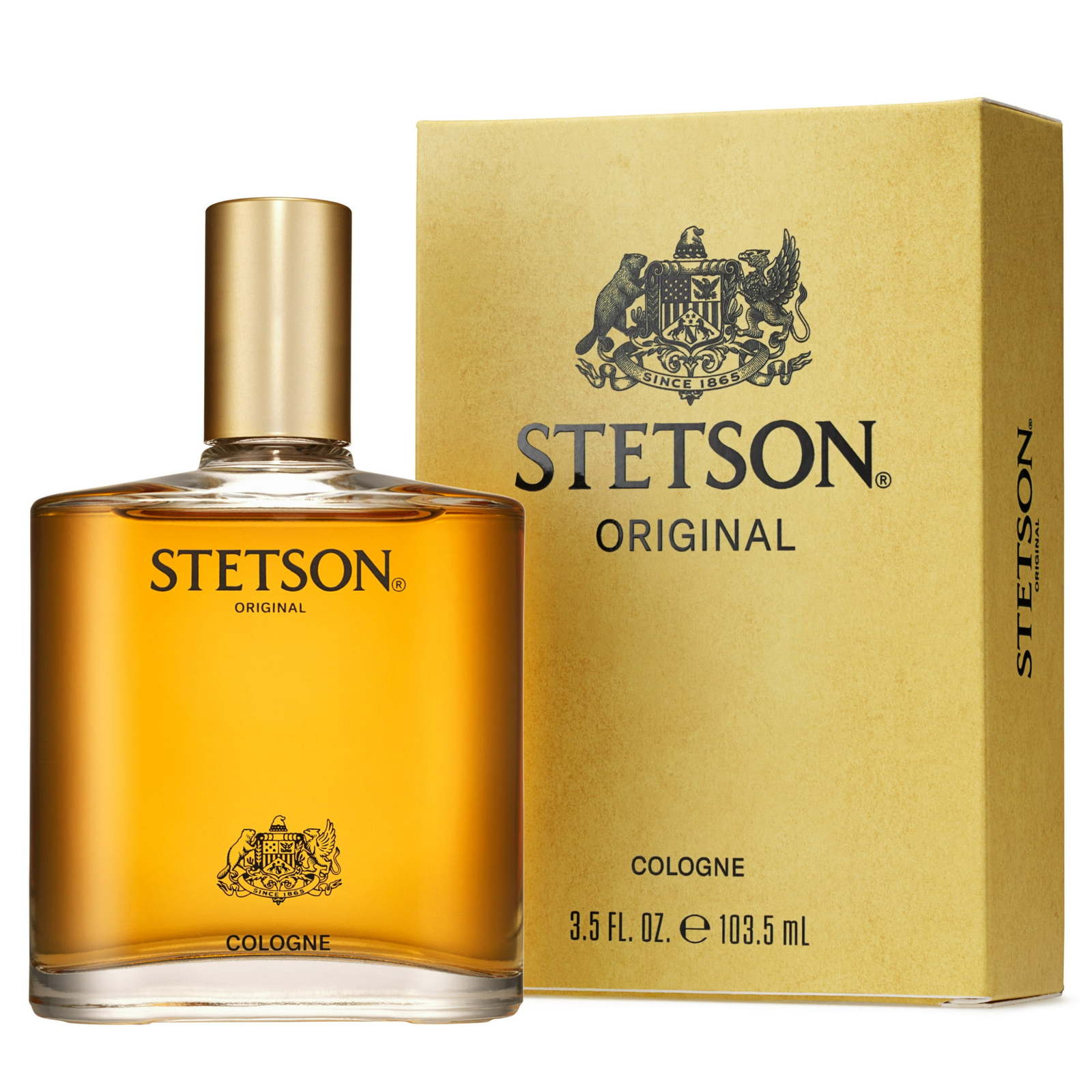 Stetson Original Eau de Cologne, Splash Cologne for Men, 3.5 fl oz