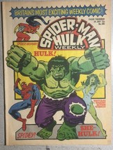 SPIDER-MAN &amp; Hulk Weekly #385 (1980) Marvel Comics Uk Spider-Woman She-Hulk FN- - £11.66 GBP