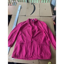 PI LA Oversized Jacket Blazer, Large, Hot Pink Barbiecore, Vintage Chic Pockets - $14.85