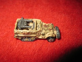 Micro Machines Mini Diecast vehicle: Military Gun Truck - tan camo w/ trax  - £5.10 GBP
