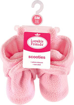luvable friends pink girl 18-24 month booties/house shoes - £4.64 GBP