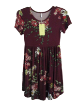 LONGYUAN Women&#39;s  Small Short Sleeve T Shirt Dresses Swing Dress with Po... - $16.99