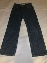 Size 10 Reg 25 X 25 505 Levi&#39;s Levi Strauss Denim Blue Jeans Straight Leg EUC - £14.38 GBP