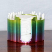 Bathroom Organization - Cute Holder for Cotton Rounds, Swabs, Q-tips, Makeup - £9.67 GBP