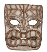 Amazing Custom Tiki Mask Embroidered Iron On/Sew Patch [5.6" x 6.75"] [Made in U - $29.59