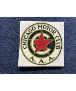 Vintage CHICAGO MOTOR CLUB Water-slide Car Window Decal Sticker A.A.A. N... - $369.76 MXN